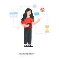 Modern Task Completion vector