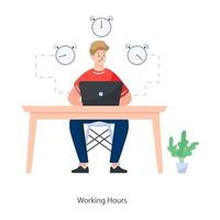 Denoting Working Hours vector