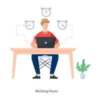 Denoting Working Hours vector