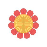 ornament texture oriental element decoration color design vector