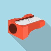 Pencil sharpener icon on white background. Vector Illustration