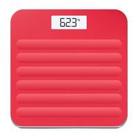 Electronic floor scales icon for measuring human weight. Vector Illustration