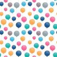 Balloon Seamless Pattern Background. Vector Illustration.