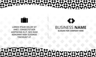 Modern Black and White Curved Business Background vector