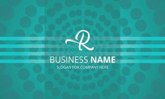 Abstract Green Dotted Business Background vector