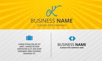 Modern Yellow and White Business Background vector