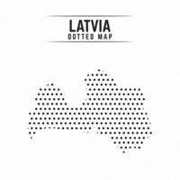 Dotted Map of Latvia vector