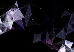 abstract background with low poly plexus design vector