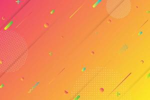 Colorful abstract background using minimal geometry as an element. vector