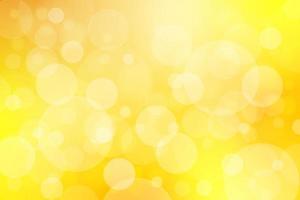 Vector abstract yellow bokeh background.