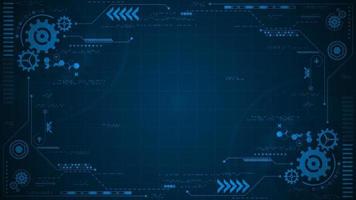 Vector background in the concept of technology.