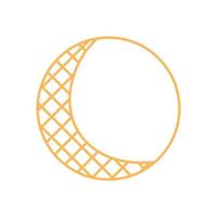 abstract circle grid element decoration line design vector