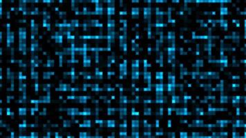 abstrait futuriste petite onde carrée visualisation de la technologie ton bleu fond de surface numérique