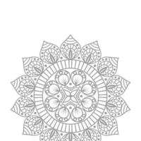 flor, mandala, etnia, decorativo, icono vector