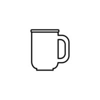 coffee mug beverage isolated icon vector