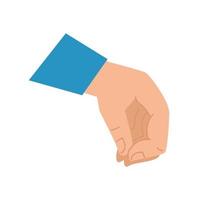 Human hand icon vector