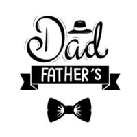 fathers lettering font vector