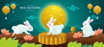 Mid Autumn Festival Concept vector