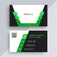 Business card design template vector