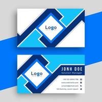 Business card design template vector