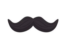 mustache male icon vector