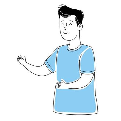 Young Man Character 4220529 Vector Art At Vecteezy Young Man Character 4220529 Vector Art At Vecteezy