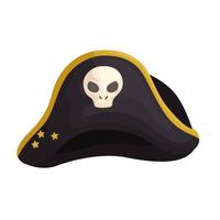 pirate hat classic vector