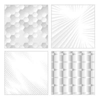 four backgrounds abstracts vector