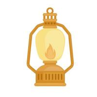 kerosene lamp icon vector