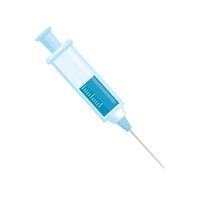 injection syringe icon vector