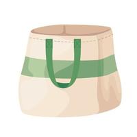 shopping cloth bag vector