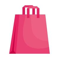 shopping bag pink vector