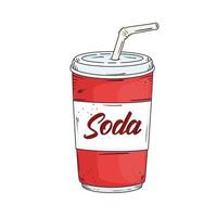 soda take away vector