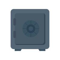 caja de seguridad icono de ahorro de dinero vector