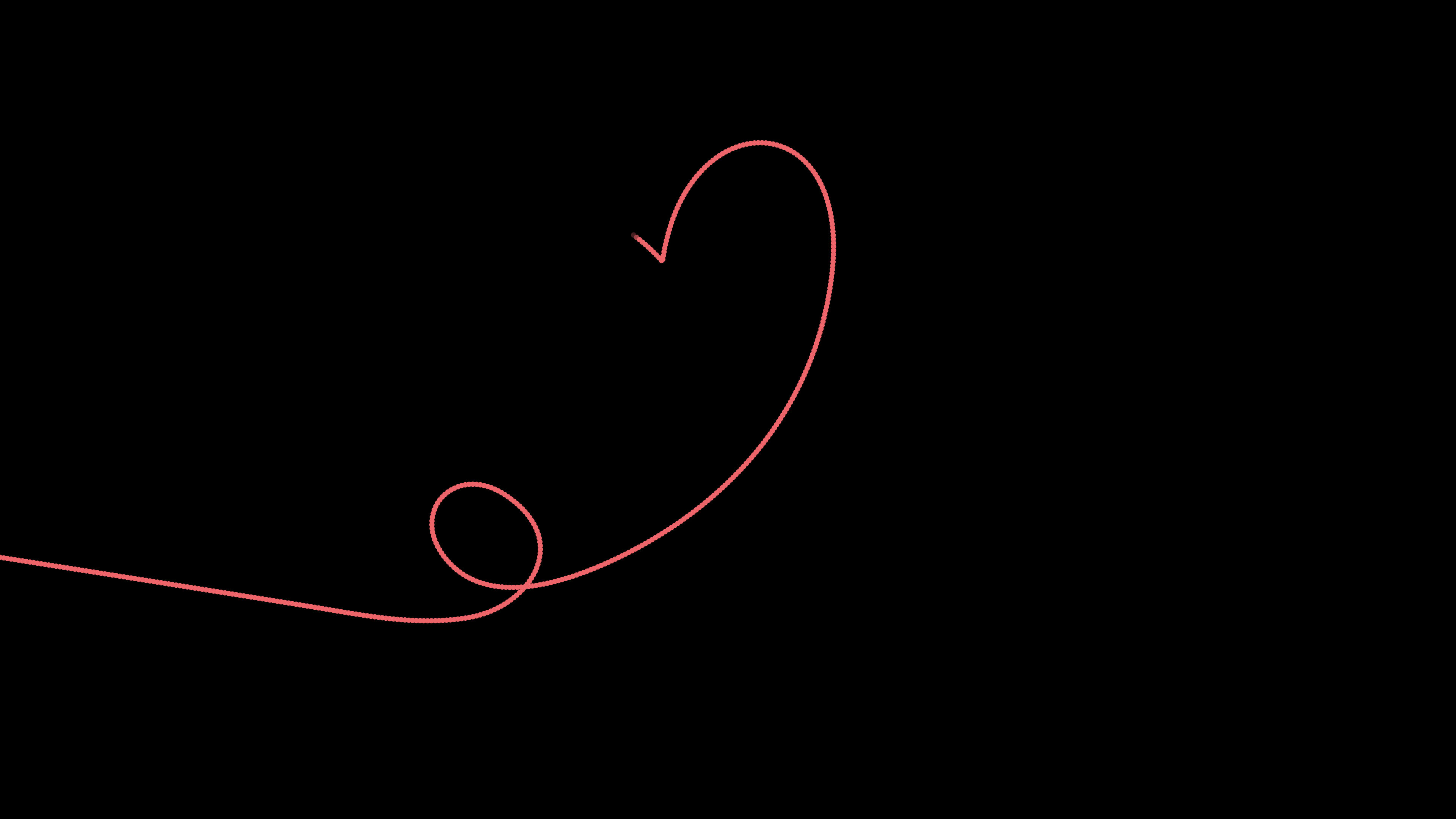 Continuous line drawing of heart sign label. Animation with Alpha  transparent background 2696697 Stock Video at Vecteezy