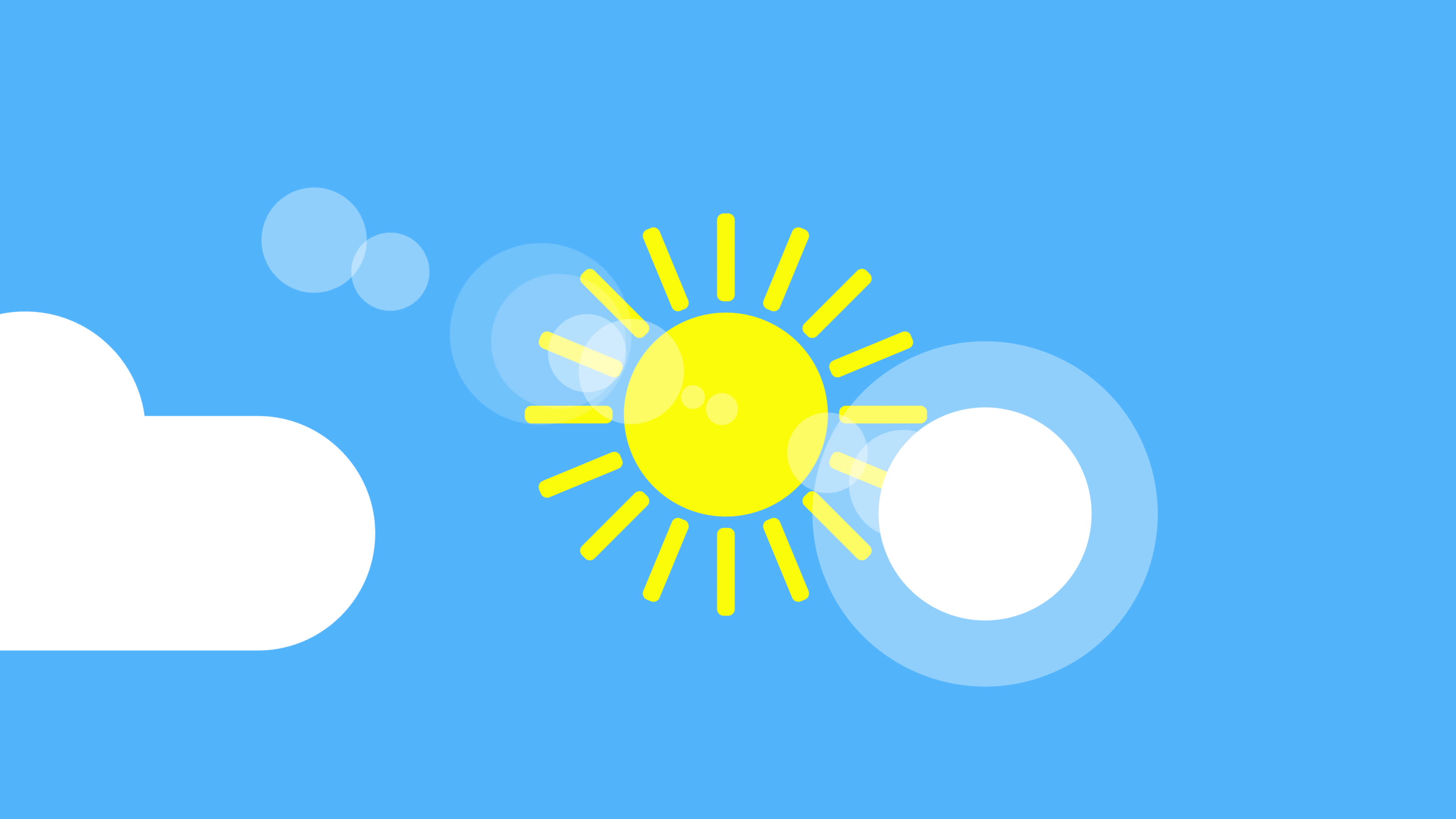 Sunshine and cloud icon animation with blue background. Icon design. Video  Animation. Bright Sun Isolated Cartoon Animation 2696702 Stock Video at  Vecteezy