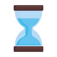 hourglass timer counter isolated icon vector