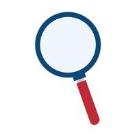 magnifying glass zoom search icon vector