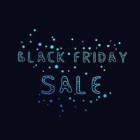 black friday sale vector illustration