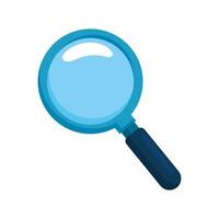 magnifying glass zoom search icon vector