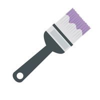 paint brush construction tool isolated icon vector