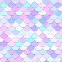 Fantasy mermaid scales seamless pattern vector