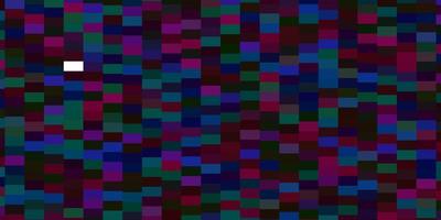 Dark Multicolor vector texture in rectangular style Abstract gradient illustration with rectangles Design for your business promotion