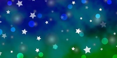 Light Multicolor vector background with circles stars Abstract illustration with colorful spots stars Design for textile fabric wallpapers