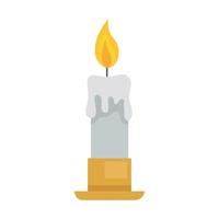 candle icon isolated vector design