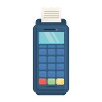 icono de datáfono diseño vectorial aislado vector