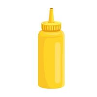 mustard jar isolated vector design