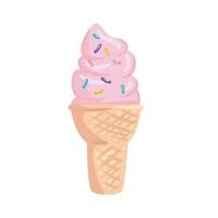 ice cream cone icon vector design
