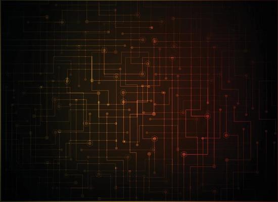 cyber circuit future technology concept background