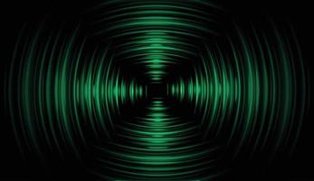 ondas de sonido oscilando luz oscura vector